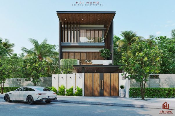 Công trình nhà phố 3 tầng hiện đại anh Cao Son