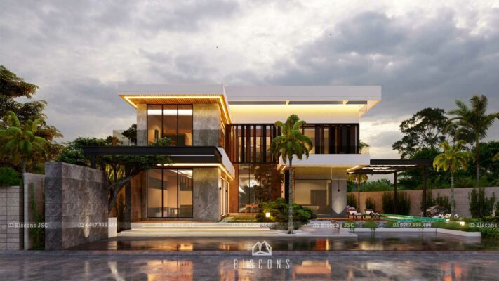 Thiết kế Villa hiện đại 2023