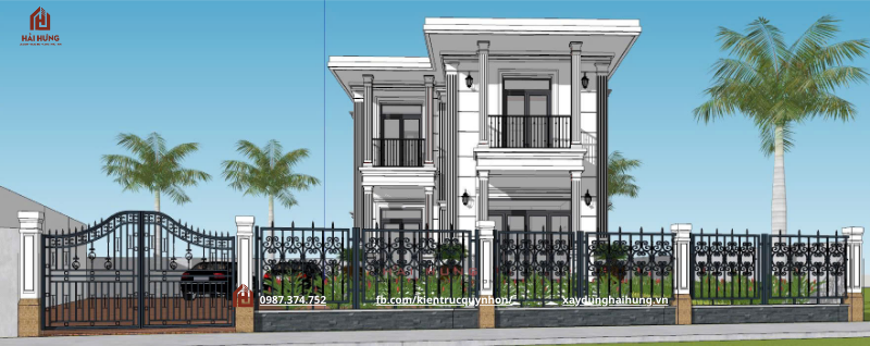 Hoàn thiện biệt thự vườn 200M2 đang làm tâm điểm gây chú ý đối với mọi người tại TX. An Nhơn, Bình Định của chú Thông