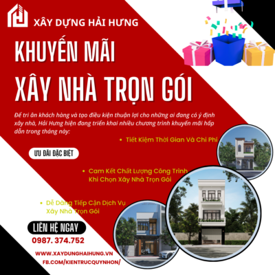 Ưu Đãi Đặc Biệt Khi Xây Nhà Trọn Gói Bình Định Tại Hải Hưng