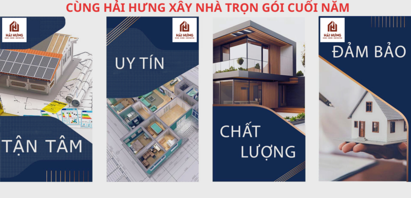 Cùng xây dựng Hải Hưng xây nhà trọn gói cuối năm 