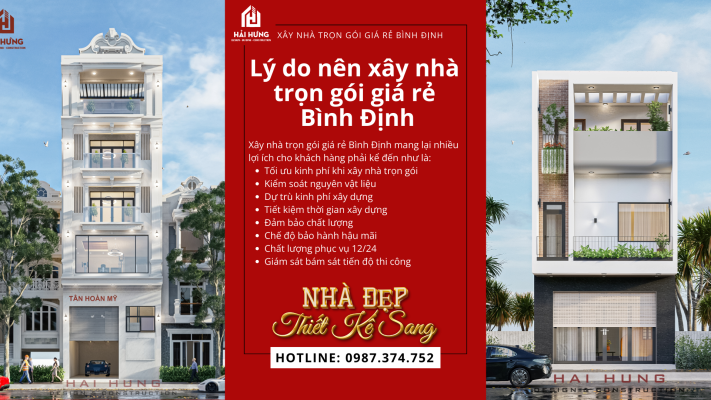 Lý Do Nên Chọn Xây Nhà Trọn Gói Giá Rẻ Bình Định