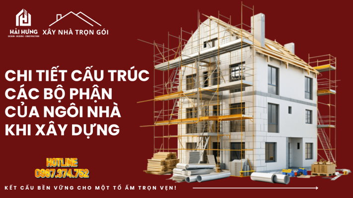 kết cấu của một ngôi nhà phố đóng vai trò quan trọng trong việc bảo đảm độ bền vững, an toàn và công năng sử dụng