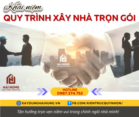 Khái niệm quy trình xây nhà trọn gói Bình Định