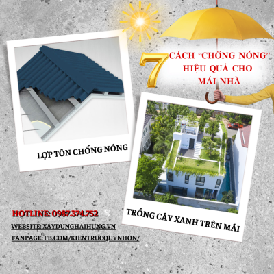 Chống nắng nhà phố mái bằng: phương pháp tiết kiệm