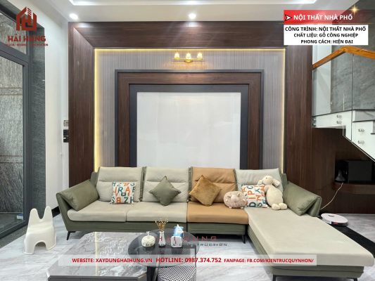 Mời mọi người cùng xem qua mẫu thiết kế nội thất nhà phố mang phong cách hiện đại sang trọng: 