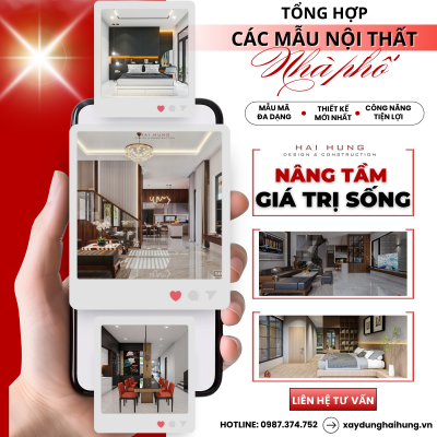 Thiết kế công năng nhà phố với tiêu chí thẩm mỹ - tiện nghi
