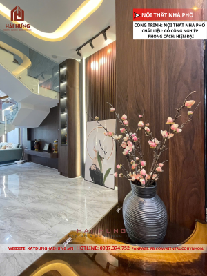 Mời mọi người cùng xem qua mẫu thiết kế nội thất nhà phố mang phong cách hiện đại sang trọng: 