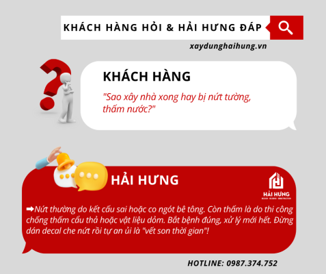 Giải đáp thắc mắc khách hàng: kết cấu nhà và vật liệu xây dựng