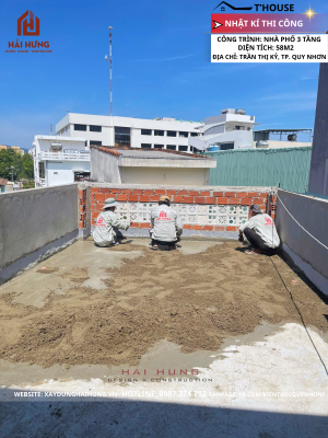 Thiết kế tầng 2 nhà phố tại TP. Quy Nhơn, Bình Định