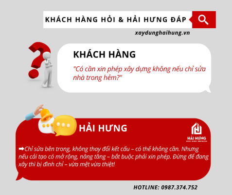 Giải đáp thắc mắc khách hàng: xin phép xây dựng