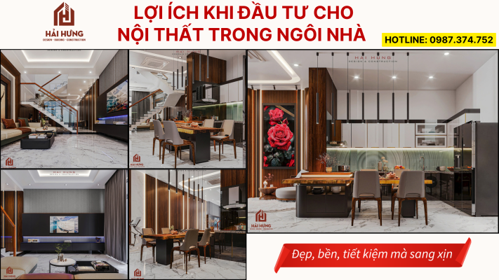 Lợi ích và đầu tư cho hoàn thiện nội thất nhà phố