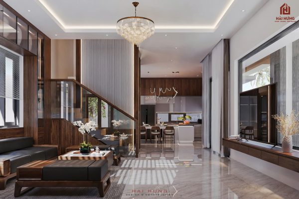 Sự kết hợp giữa phong cách và công năng nội thất nhà phố 