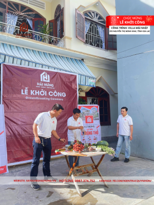 Niềm Tin Và Uy Tín Trong Lễ Động Thổ Villa Mái Nhật 