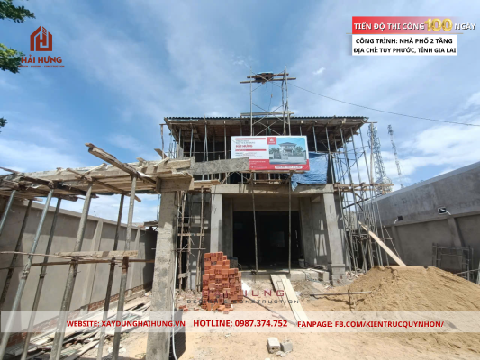 Công trình đã đến giai đoạn hoàn thiện chờ ngày hoàn thành bàn giao đến tay chủ nhà 