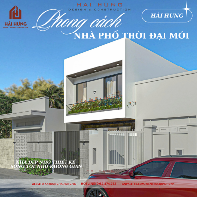 Đặc Trưng Của Phong Cách Thiết Kế Mặt Tiền Nhà 2 Tầng