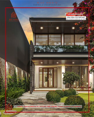 Đặc điểm nổi bật của villa mái nhật