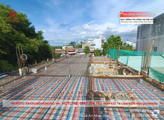 Giới Thiệu Về Quy Trình Thi Công Thép Sàn 2 Lớp