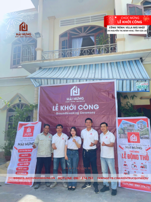 Niềm Tin Và Uy Tín Trong Lễ Động Thổ Villa Mái Nhật 