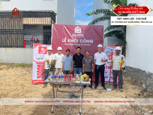 Phối Hợp Đội Ngũ Chuyên Nghiệp Trong buổi lễ cúng động thổ 