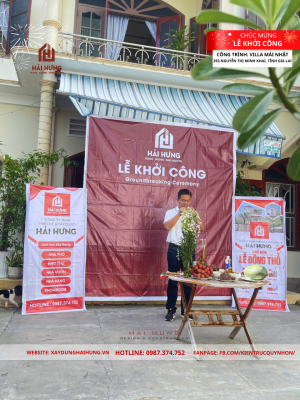 Niềm Tin Và Uy Tín Trong Lễ Động Thổ Villa Mái Nhật 