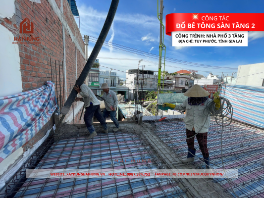 Đổ bê tông liên tục và kiểm soát chất lượng bê tông 