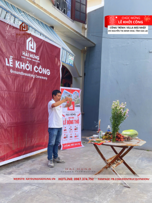 Niềm Tin Và Uy Tín Trong Lễ Động Thổ Villa Mái Nhật 