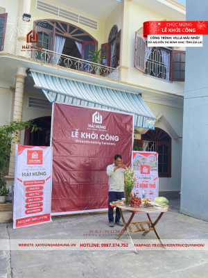 Khởi đầu cho chương mới trong buổi lễ động thổ villa mái Nhật sân vườn hiện đại đẳng cấp tại Tỉnh Gia Lai