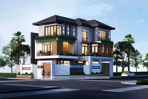 Mẫu nhà đơn giản mái Nhật