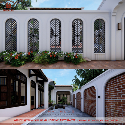 Vị trí và bối cảnh xây dựng nhà vườn hiện đại diện tích 100m2
