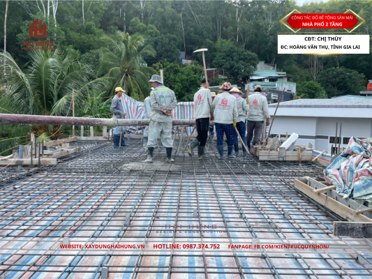 Đổ bê tông liên tục và đồng bộ