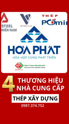 Thương hiệu và nhà cung cấp thép uy tín khi xây nhà