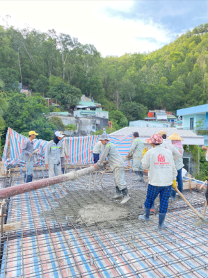 Thi công và giám sát tiến độ thi công nhà phố 