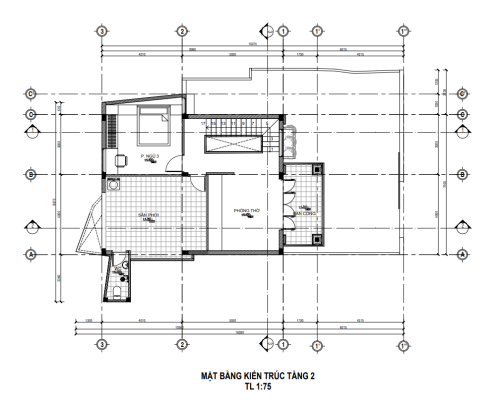 Công năng và bố trí các tầng nhà phố mái nhật 7x15m