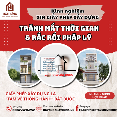 Kinh nghiệm xin giấy phép xây dựng tránh mất thời gian & rắc rối