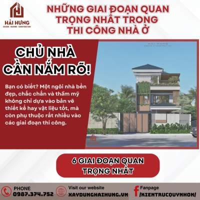Giai đoạn chuẩn bị mặt bằng & thi công móng – gốc rễ của ngôi nhà