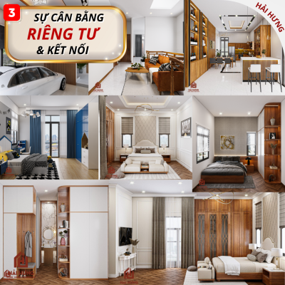 Tiêu chí thiết kế kiến trúc 3: riêng tư & cảm xúc qua không gian sống