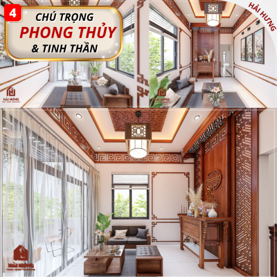 Tiêu chí thiết kế kiến trúc 4: phong thủy & tinh thần