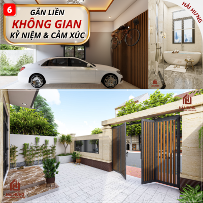 Tiêu chí thiết kế kiến trúc 6: không gian gắn liền kỷ niệm và cảm xúc