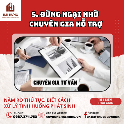 Đừng ngại nhờ chuyên gia hỗ trợ xin giấy phép xây dựng