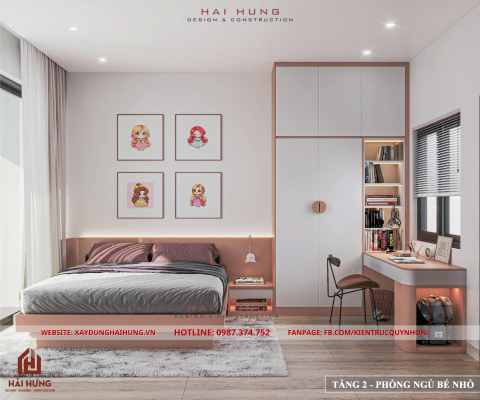 Phòng ngủ của thiết kế villa hiện đại mái nhật đẹp nhất 