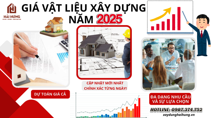 Giá vật liệu xây dựng 2025 – Cập nhật mới nhất, chính xác từng ngày!