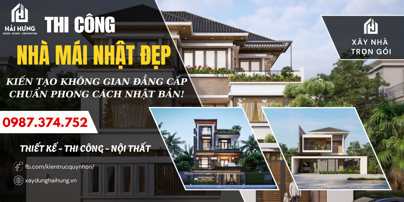 Hải Hưng: Chuyên thi công nhà mái Nhật đẹp – Kiến tạo không gian đẳng cấp, chuẩn phong cách Nhật Bản!