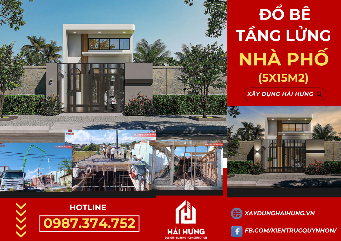 [HOT] Cập nhật thi công mới nhất: Đổ bê tông nhà phố 2 tầng – bước quyết định độ bền cho cả căn nhà!
