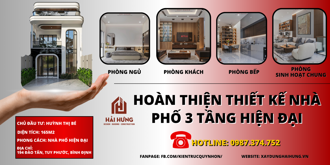 Hoàn thiện thiết kế nhà phố 3 tầng hiện đại: Khi thẩm mỹ và công năng cùng song hành – Bạn sẽ không muốn rời mắt!