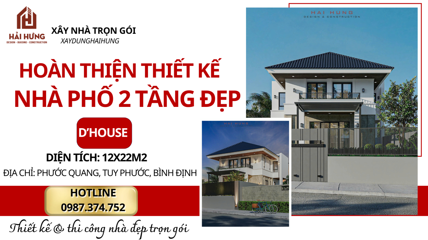 Thiết kế nhà phố 2 tầng đẹp mái Nhật: Mẫu nhà "quốc dân" đáng đầu tư nhất năm nay – đẹp mọi góc nhìn, bền vững theo thời gian!