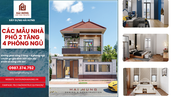 Giải mã mẫu thiết kế nhà 2 tầng 4 phòng ngủ đang khiến hàng loạt gia đình 'phát sốt' vì quá tối ưu và tiện nghi!