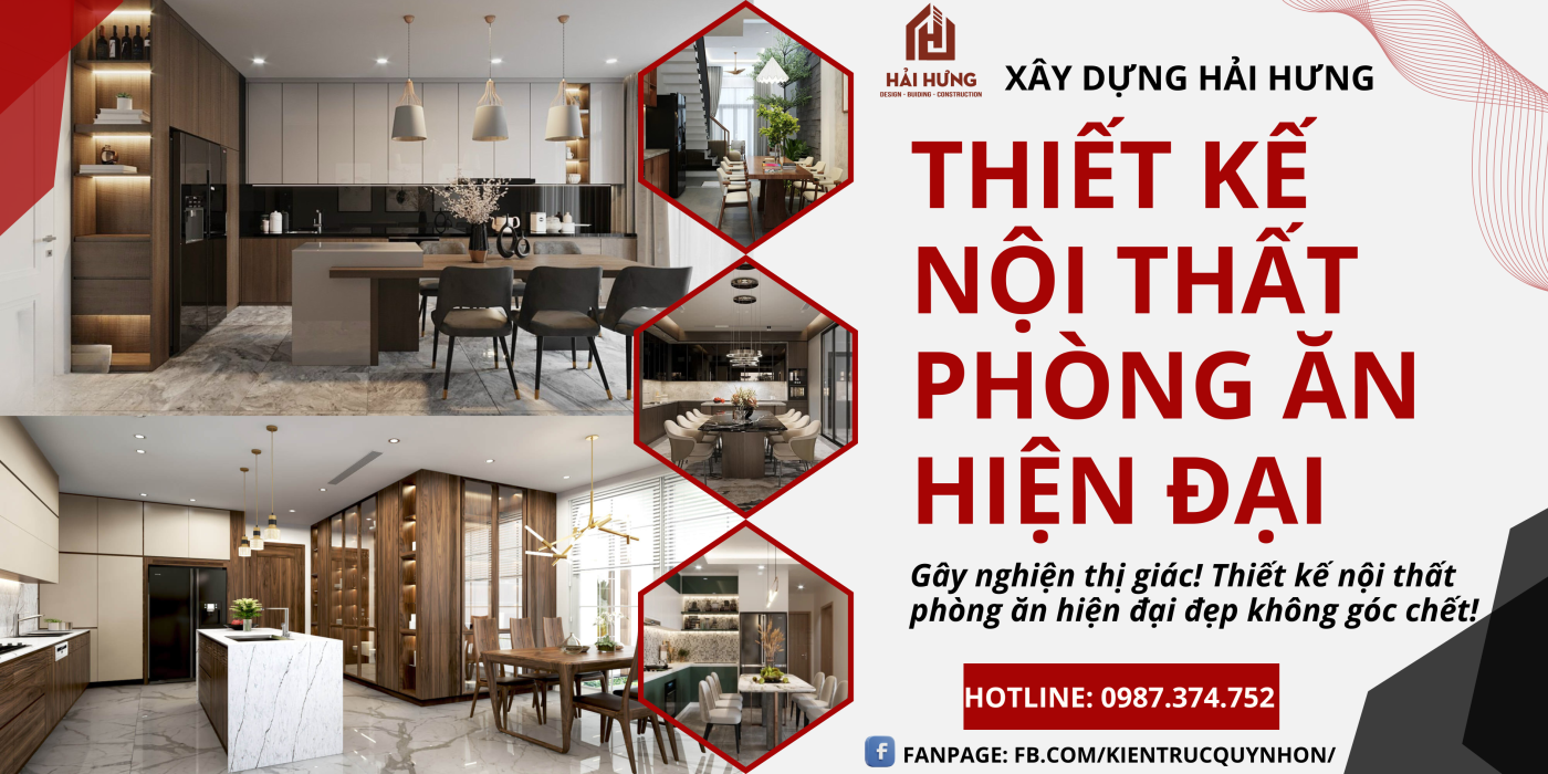 Đừng để phòng ăn nhà bạn mãi lỗi thời nâng tầm không gian sống với thiết kế nội thất phòng ăn hiện đại tại Bình Định chuẩn gu 2025!