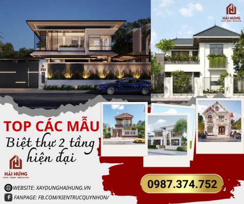 TOP mẫu biệt thự 2 tầng hiện đại tại Gia Lai đẹp “SIÊU ĐỈNH” mới nhất được nhiều người săn lùng