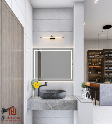 Thiết kế phòng tắm  mẫu biệt phố hiện đại 